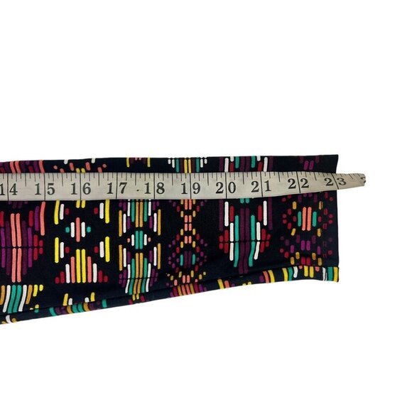 LuLaRoe Women's Black Multicolor Long Sleeve Top - Picture 7 of 7